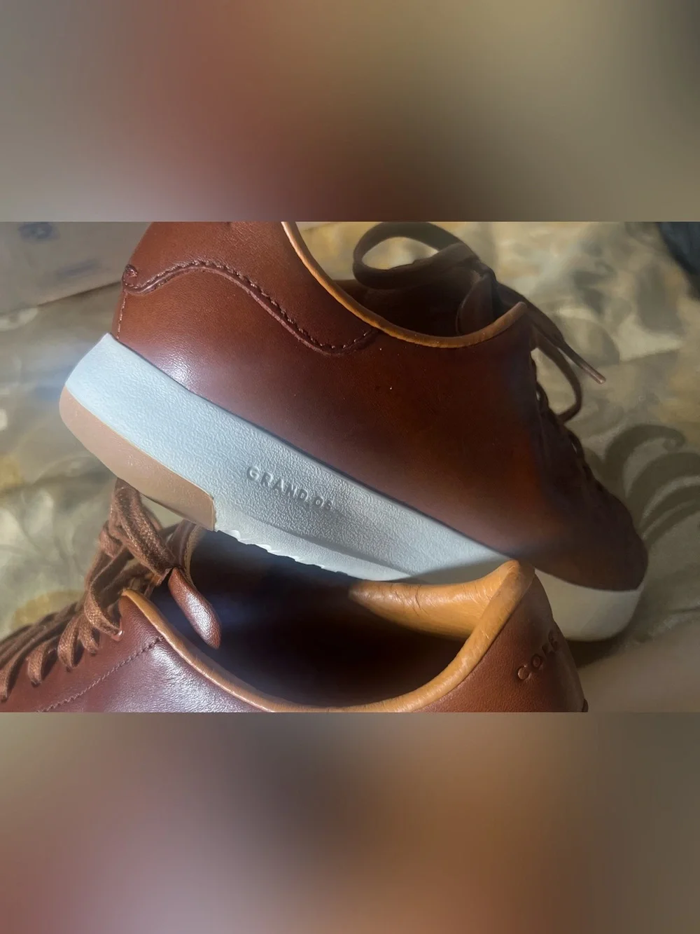 Cole Haan GRANDPRO Tennis Sneaker Woodbury Leather Mens 11 Wide 11W